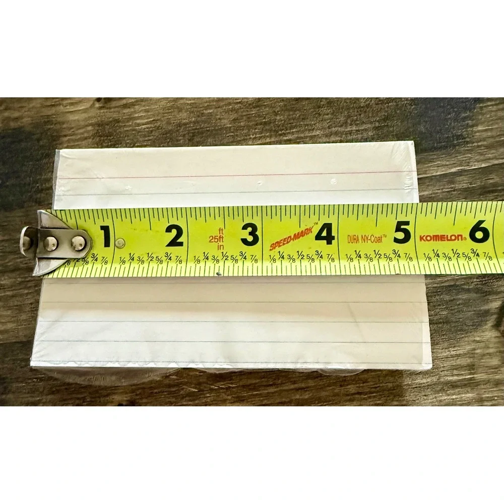 Unbranded ruled index